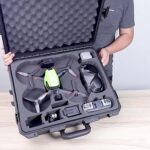 Para DJI FPV Aleación de aluminio Maleta a prueba de explosiones, caja de almacenamiento portátil, caja de viaje, bolsa, sin desmontaje. - Imagen 5