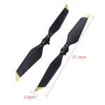 2 pares de hélices CW / CCW de liberación rápida con reducción de ruido 8331 para DJI Mavic Pro Platinum y Pro, For DJI Maivc Pro Gold - Imagen 4