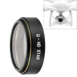 Filtro de lente de 6 puntos HD Drone Star Effect para DJI Phantom 4 Pro