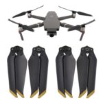 2 pares de hélices de liberación rápida de bajo ruido 8743F para DJI Mavic 2 Pro / Zoom, For DJI Mavic 2  2 Pairs Gold