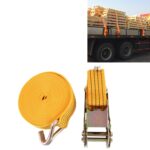 ST-213 Dispositivo incluido para automóvil de 10 x 4,0 cm y 2 toneladas con gancho y hebilla Cable de alta resistencia Accesorios de seguridad de recuperación resistente para automóviles y camiones