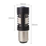 2 bombillas LED rojas de 10,5 W 1157-2835-21smd para luz trasera de freno de coche, CC 12-24 V, 1157 - Imagen 4