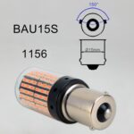 2 PCS 1156 / BA15S DC12V / 18W / 1080LM Luces de giro automáticas para automóvil con lámparas SMD-3014, 1156 / BA15S - Imagen 4