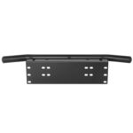 Marco de parachoques de matrícula Universal para Jeep todoterreno, barra de luz LED de obra, soporte de montaje con cubo delantero, Universal License Plate Bumper Fram - Imagen 2