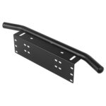 Marco de parachoques de matrícula Universal para Jeep todoterreno, barra de luz LED de obra, soporte de montaje con cubo delantero, Universal License Plate Bumper Fram - Imagen 3