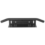 Marco de parachoques de matrícula Universal para Jeep todoterreno, barra de luz LED de obra, soporte de montaje con cubo delantero, Universal License Plate Bumper Fram - Imagen 4