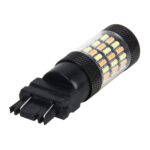 3157 5W 450LM 60LEDs DC 12V SMD-4014 Luz de freno automática para automóvil Luces de señal de giro Fuente de automóvil (luz blanca + luz amarilla) - Imagen 3