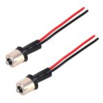1 par 1156 / BA15S Base de portalámparas Base macho con cable - Imagen 2