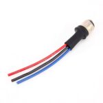 1 par 1157 / BAY15D Base de portalámparas enchufe macho con cable - Imagen 3