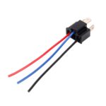 1 par de portalámparas H4 Base macho hembra con cable - Imagen 3