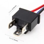 1 par de portalámparas H4 Base macho hembra con cable - Imagen 4