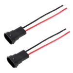 1 par de portalámparas H8 / H11 Base macho hembra con cable