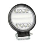 2 PCS 4 pulgadas 15W Spot / Flood Light Luz blanca Redonda Impermeable Coche SUV Luces de trabajo Foco Bombillas LED, DC 9-30V - Imagen 2