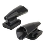 Coche ABS alerta de ciervo alarma de sonido energía eólica ultrasónica repelente de animales, Alarm Ultrasonic  (Black)
