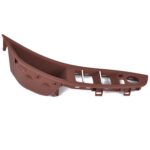 Panel de interruptor de ventana de manija delantera izquierda de puerta 51417225875 para BMW Serie 5, For BMW 5 Series(Brown) - Imagen 2