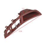 Panel de interruptor de ventana de manija delantera izquierda de puerta 51417225875 para BMW Serie 5, For BMW 5 Series(Brown) - Imagen 4