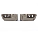 2 manijas de puerta interior derecha izquierda para coche 69205-33040 RH / 69206-33040 LH para Toyota Camry 2002-2006, For Toyota Camry 2002-2006, For Toyota Camry 2002-2006 (Beige)