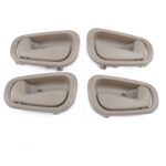 4 manijas de puerta interior de coche 69205-02050 RH / 69206-02050 LH para Toyota Corolla 1998-2002, For Toyota Corolla