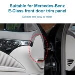 Cubierta de plástico del Panel embellecedor de la puerta delantera del lado derecho del coche 2117270148 para Mercedes-Benz Clase E W211 2003-2008, Right Side (Yellow) - Imagen 4