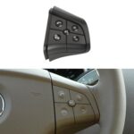 Panel de botones de interruptor de volante de 5 botones del lado derecho del coche 1648200110 para Mercedes-Benz W164, conducción izquierda, Right Side 5-button (Black)
