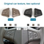 Panel de botones de interruptor de volante de 5 botones del lado derecho del coche 1648200110 para Mercedes-Benz W164, conducción izquierda, Right Side 5-button (Black) - Imagen 3