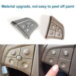 Panel de botones de interruptor de volante de 5 botones del lado derecho del coche 1648200110 para Mercedes-Benz W164, conducción izquierda, Right Side 5-button (Black) - Imagen 4