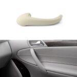 Cubierta embellecedora de tirar de la manija de las puertas interiores delanteras y derechas del coche para mercedes-benz Clase C W203 -2007, conducción izquierda, Front Right (Beige)