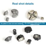 1 par de paneles de botones de interruptor de volante de coche para Mercedes-Benz W204 2007-2014, conducción izquierda, 1 Pair (Grey) - Imagen 3