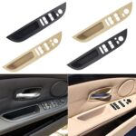 Panel embellecedor del interruptor de elevación de ventana de puerta delantera izquierda del coche 51416983705 para BMW E60 2008-2010, versión de alta configuración de conducción izquierda, High Configuration Version - Imagen 2