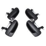 Manijas de puerta exterior izquierda derecha delantera trasera de coche 4 Uds 82660-25000FR / 82650-25000FL / 83660-25000RR / 83650-25000RL para Hyundai Accent