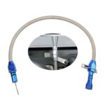 Varilla de medición de aceite de caja de cambios de transmisión inoxidable Flexible para coche, varilla de medición de aceite de 530mm para Chevrolet, For Chevrolet(Blue)