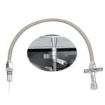 Varilla de medición de aceite de caja de cambios de transmisión inoxidable Flexible para coche, varilla de medición de aceite de 530mm para Chevrolet, For Chevrolet(Silver)