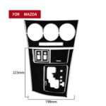 Para Mazda 3 Axela 2010-2013 9 en 1 Car AC Gear Panel Set D Pegatina decorativa, Right Drive - Imagen 2