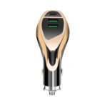 WLX-K1 QC3.0 Doble USB + Cargador triple para automóvil tipo C - Imagen 2