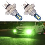 1 par de luces antiniebla LED para coche H4 DC12V 7,8 W, H4