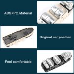 Botón de interruptor de Control principal de ventanilla electrónica para coche, para mercedes-benz Clase C W205 2015-2021, For Mercedes-Benz C Class (Brown) - Imagen 3