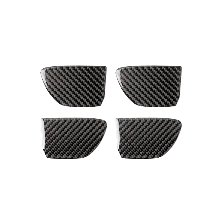 CRP2033.jpg Etiqueta decorativa del panel de la muñeca de la manija interior de la puerta de la fibra de carbono del coche 4 PCS para Infiniti Q50 / Q60 - Imagen 1