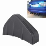 Labio de cenefa trasera de plástico negro con diseño de coche universal