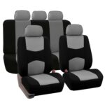 Juego de alfombrillas antideslizantes universales 9 en 1 para las cuatro estaciones para automóviles de 5 plazas, Estilo: Ordinario, Ordinary Style