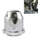 Filtro de admisión estilo cabeza de hongo de alto flujo modificado Universal para coche XH-UN005 para filtro de aire de 76mm, XH-UN005(Silver)