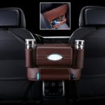 Bolsa colgante para asiento delantero de coche, toalla de papel/bolsa de almacenamiento para taza de agua, Paper Towel / Water Cup