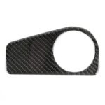 Adhesivo decorativo de fibra de carbono para el panel de interruptores de faros delanteros del Volkswagen Tiguan L 2019-2021, configuración baja. - Imagen 3