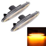 2 PCS DC12V / 5W Luces laterales intermitentes LED dinámicas para automóvil Luz de señal de giro de agua corriente para Lexus, luz ámbar, For Lexus