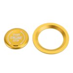 Botón de arranque de motor de coche, embellecedor de anillo, pegatina de Metal decorativa para Cadillac CT5 CT4 XT4 XT6 / Chevrolet Silverado, For Cadillac CT5 - Imagen 3