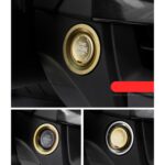 Botón de arranque de motor de coche, embellecedor de anillo, pegatina de Metal decorativa para Cadillac CT5 CT4 XT4 XT6 / Chevrolet Silverado, For Cadillac CT5 - Imagen 4