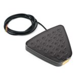 Luces de freno triangulares para coche DC12V 1W, luz de marcha atrás con 20LED SMD-3528, Triangle (Black) - Imagen 2