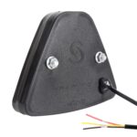 Luces de freno triangulares para coche DC12V 1W, luz de marcha atrás con 20LED SMD-3528, Triangle (Black) - Imagen 4