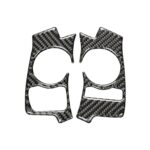 Etiqueta engomada decorativa del botón del volante de fibra de carbono del coche para Lexus IS250 NX200 200t 300h 13-, estilo C de conducción izquierda - Imagen 2