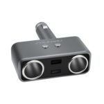 SHUNWEI SD-1925 120W 3A Coche 2 en 1 Cargador USB dual Encendedor de cigarrillos de rotación libre de 90 grados, SD-1925