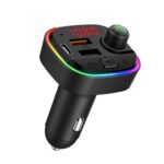 C13 CAR MULTIFUNCIONAL DUAL USB PD PD FAST CARGER BLUETOOTH FM Transmisor con luz de atmósfera